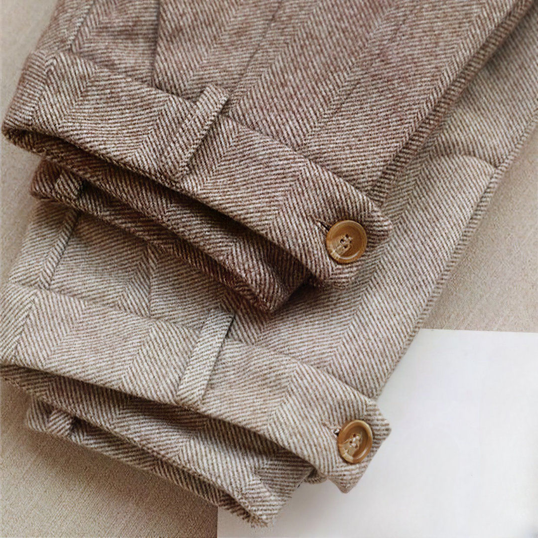 Naomi | Women's Herringbone Trousers