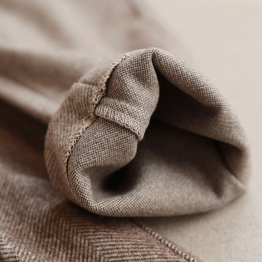 Naomi | Women's Herringbone Trousers