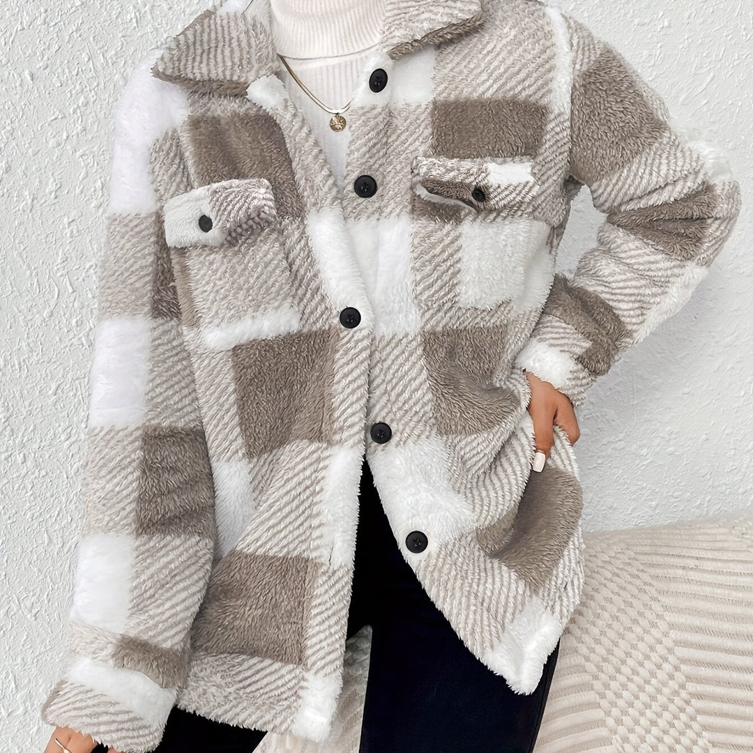 Emma | Stylish Fleece Oversized Jacket